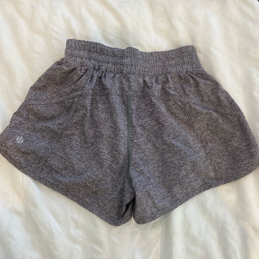 Heather gray tracker shorts lululemon